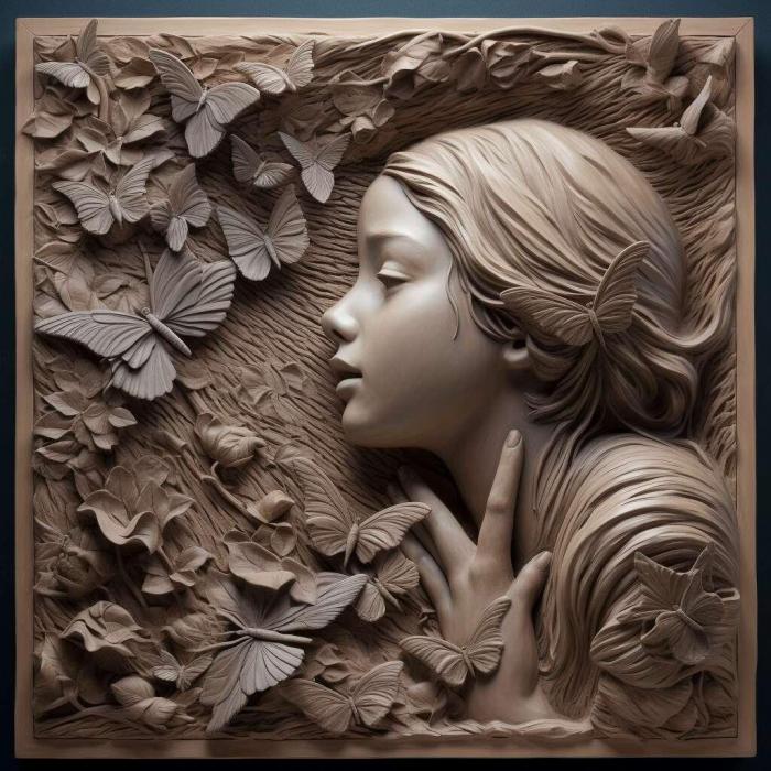 نموذج ثلاثي الأبعاد لآلة CNC 3D Art 